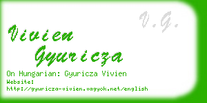 vivien gyuricza business card